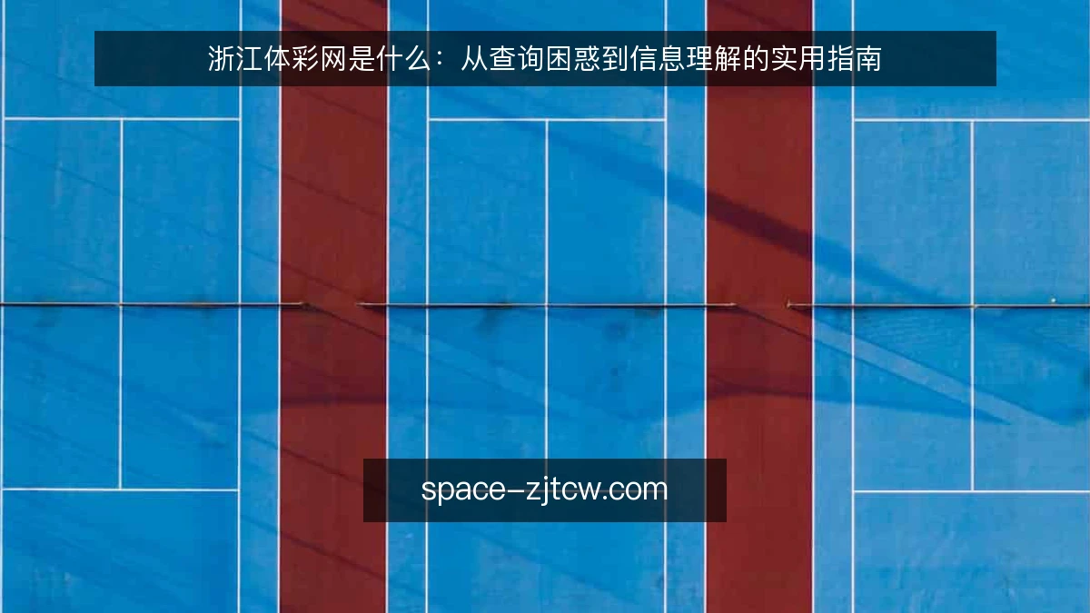 浙江体彩网是什么：从查询困惑到信息理解的实用指南