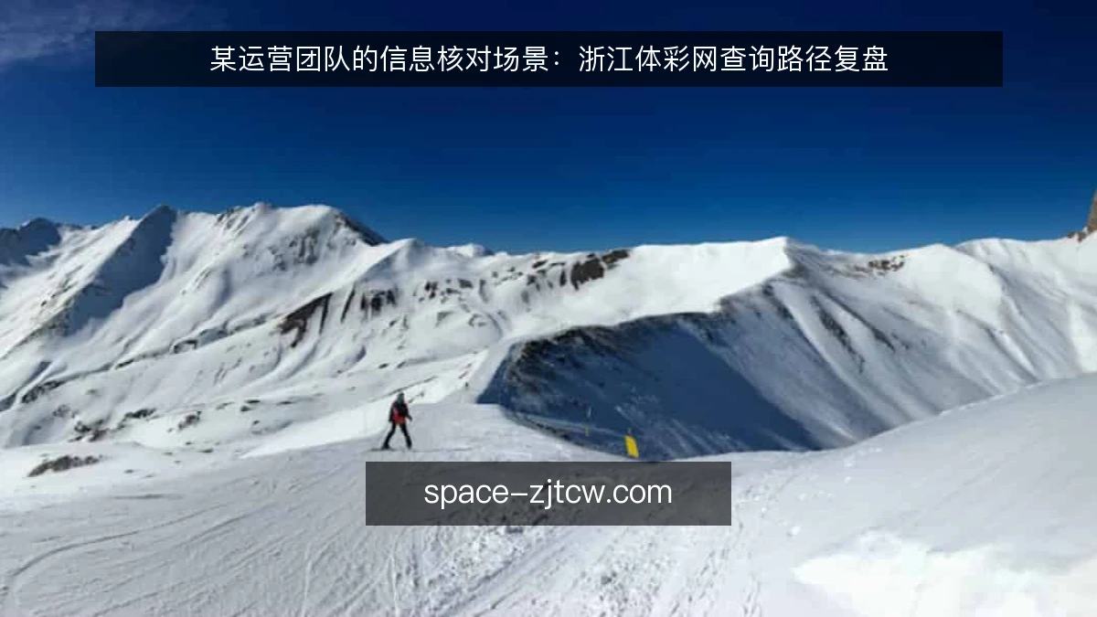 某运营团队的信息核对场景：浙江体彩网查询路径复盘